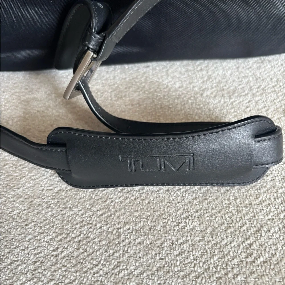 Tumi black nylon laptop/ tote bag